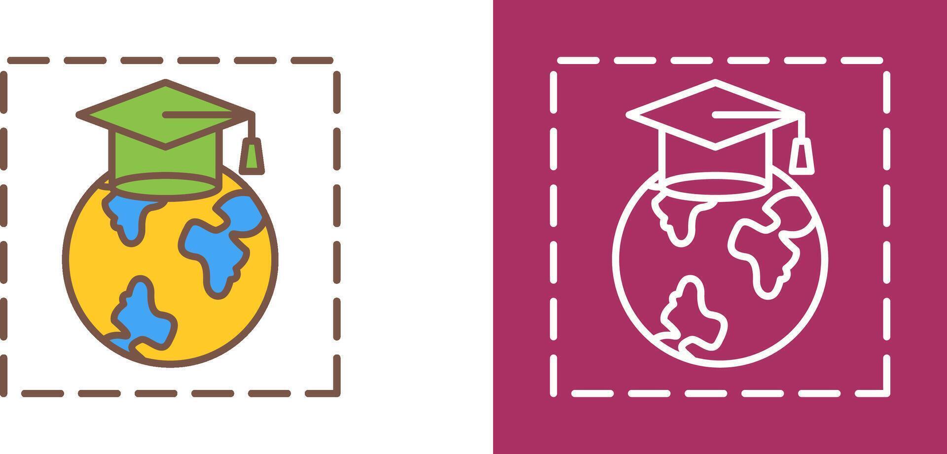 Earth Icon Design vector