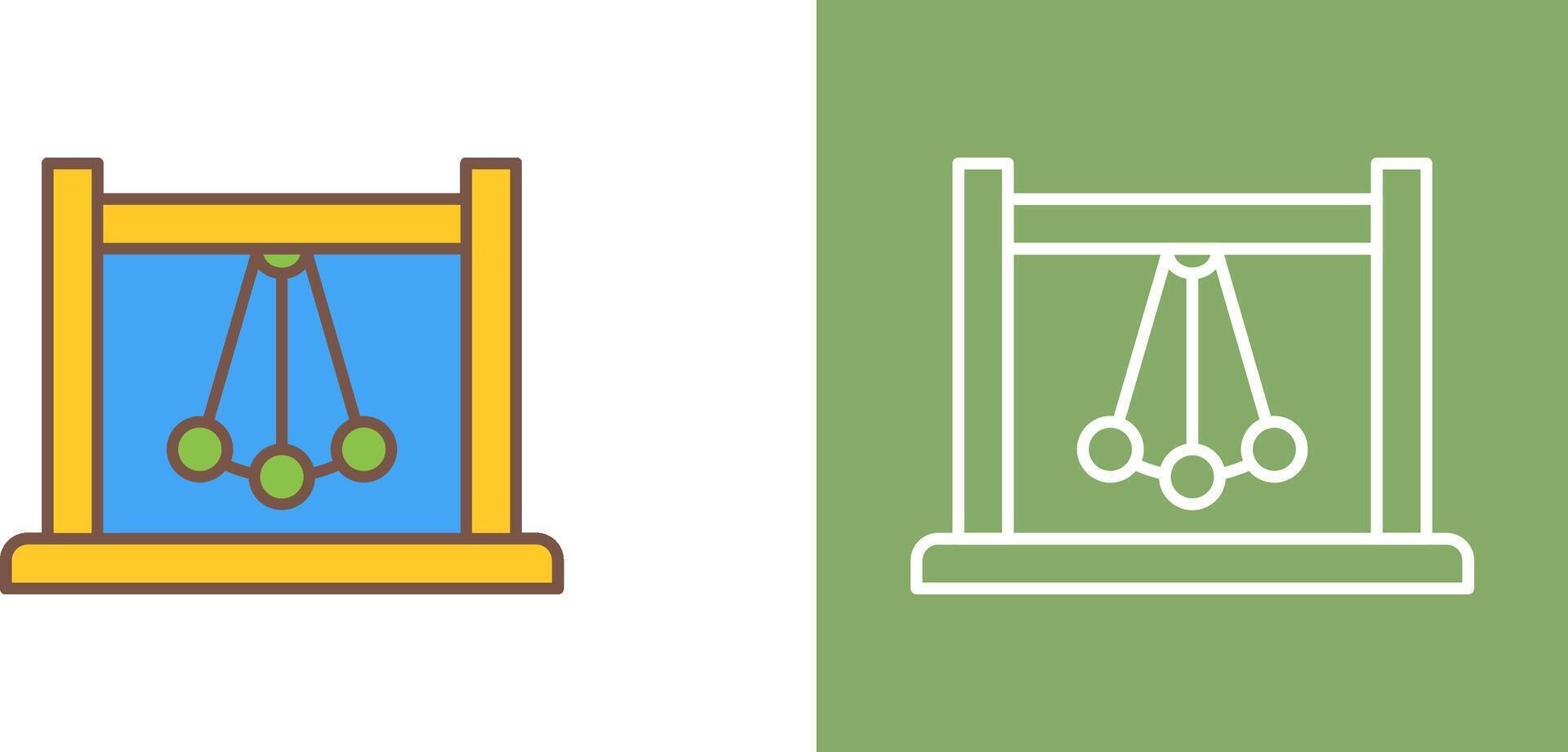 Pendulum Icon Design vector