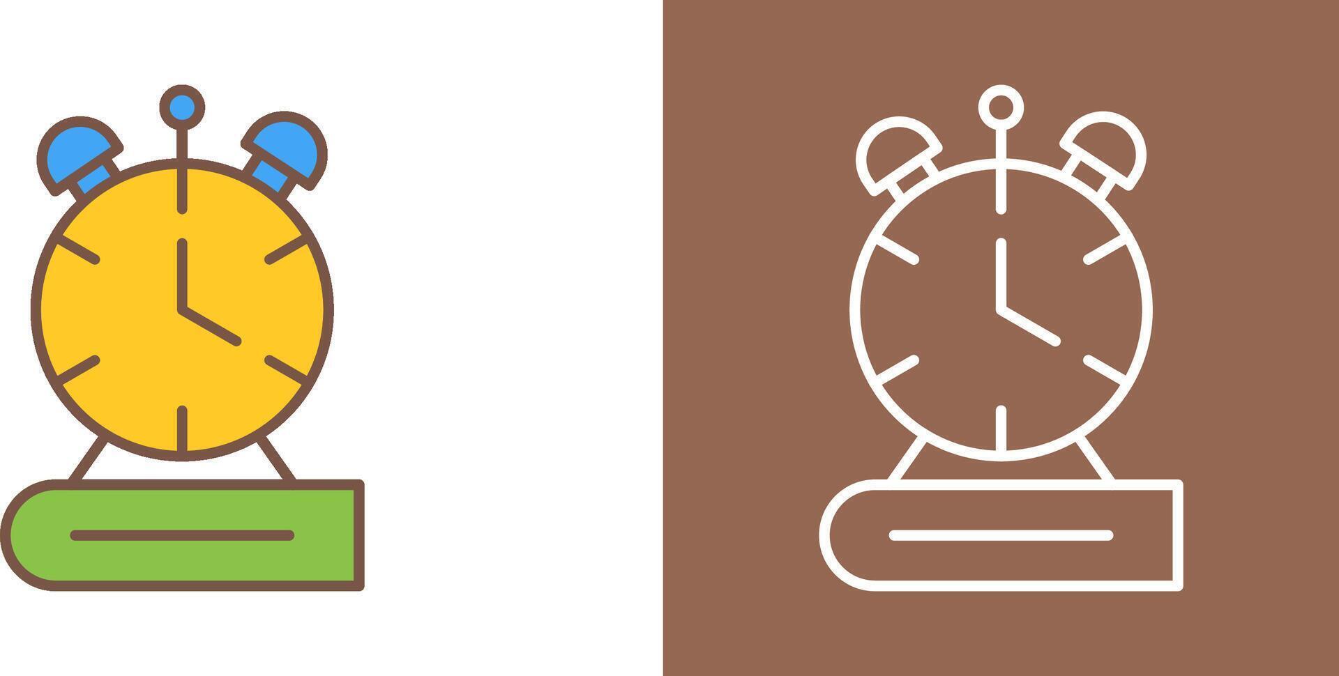Alarm Clock Icon Design vector