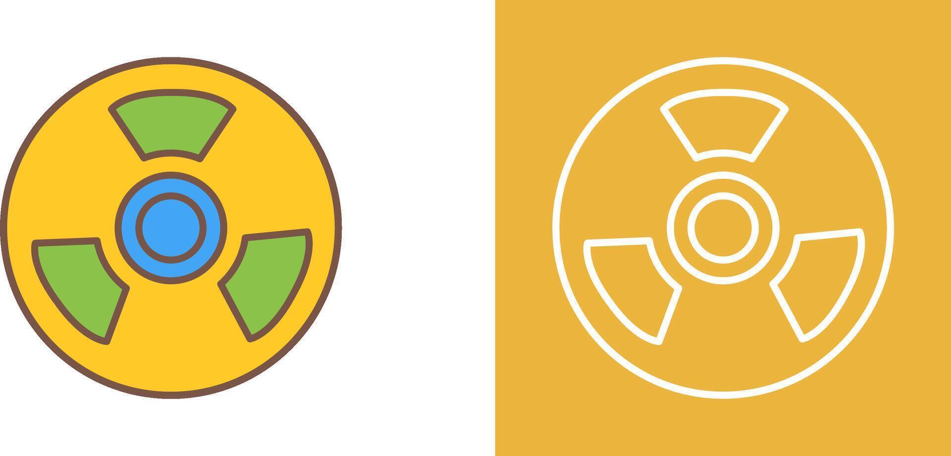 Nuclear Icon Design vector
