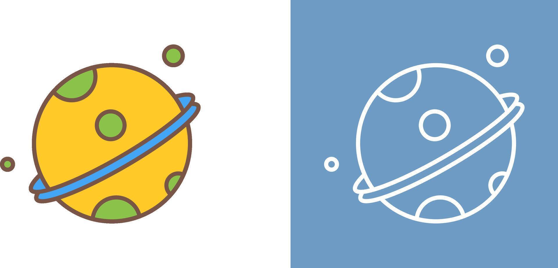 Planet Icon Design vector