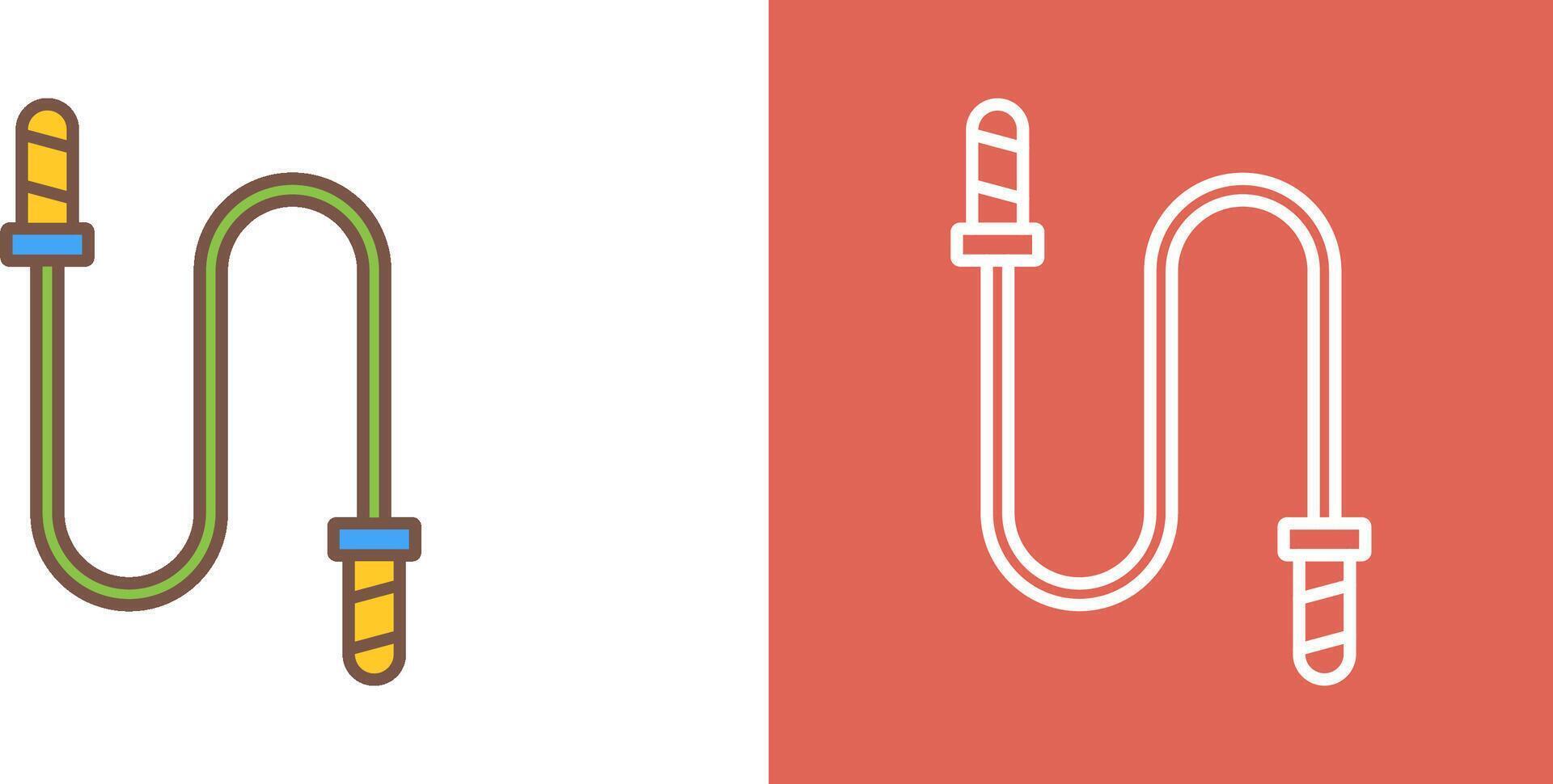 Jumping Rope Icon Design vector