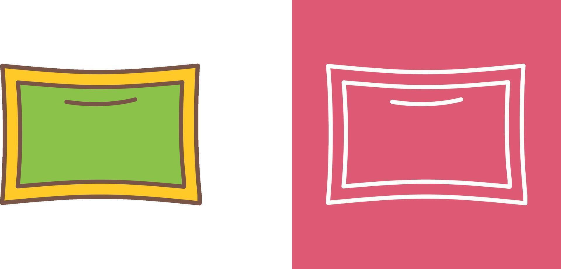 Pillow Icon Design vector