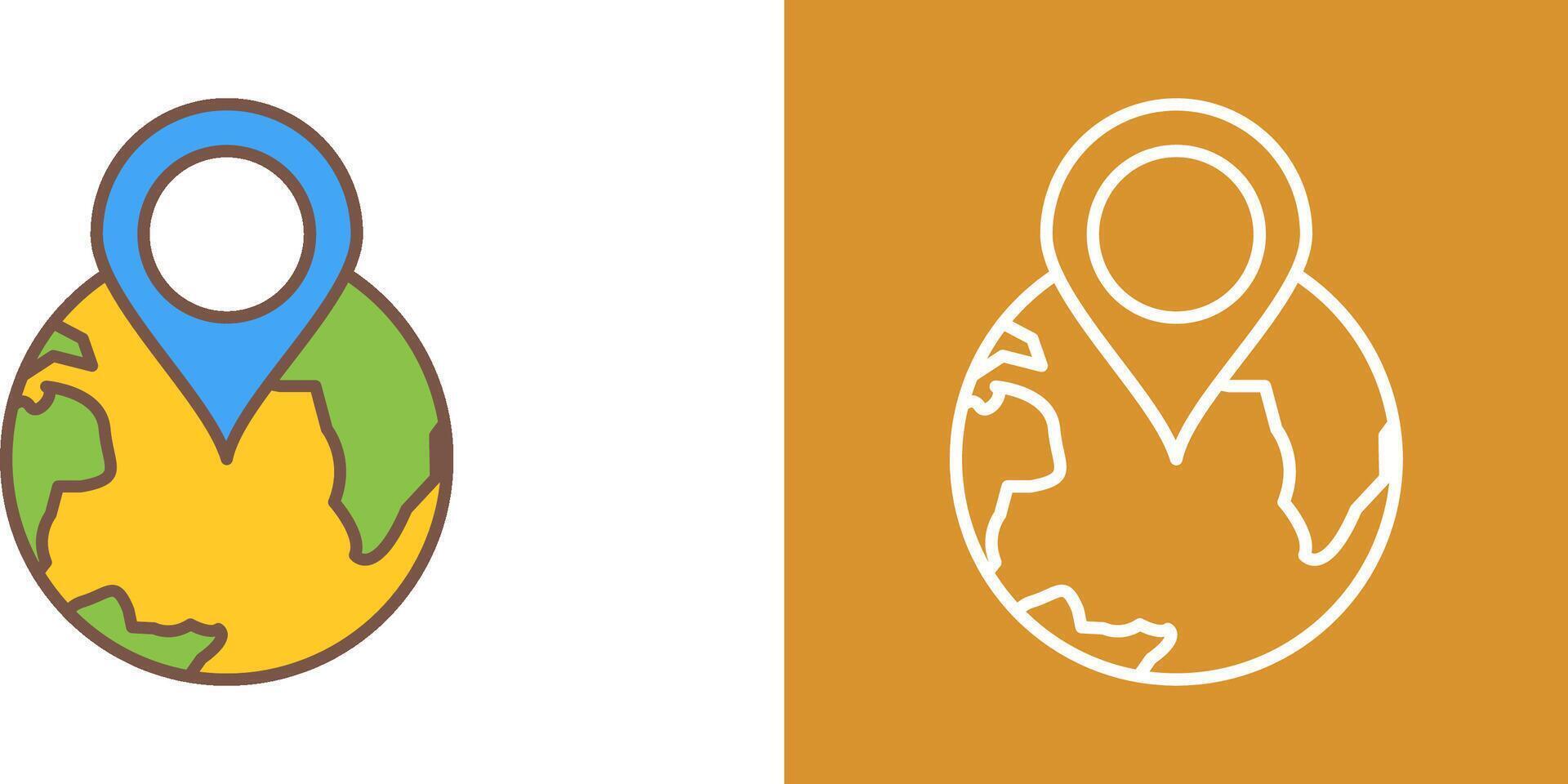 World tour Icon Design vector