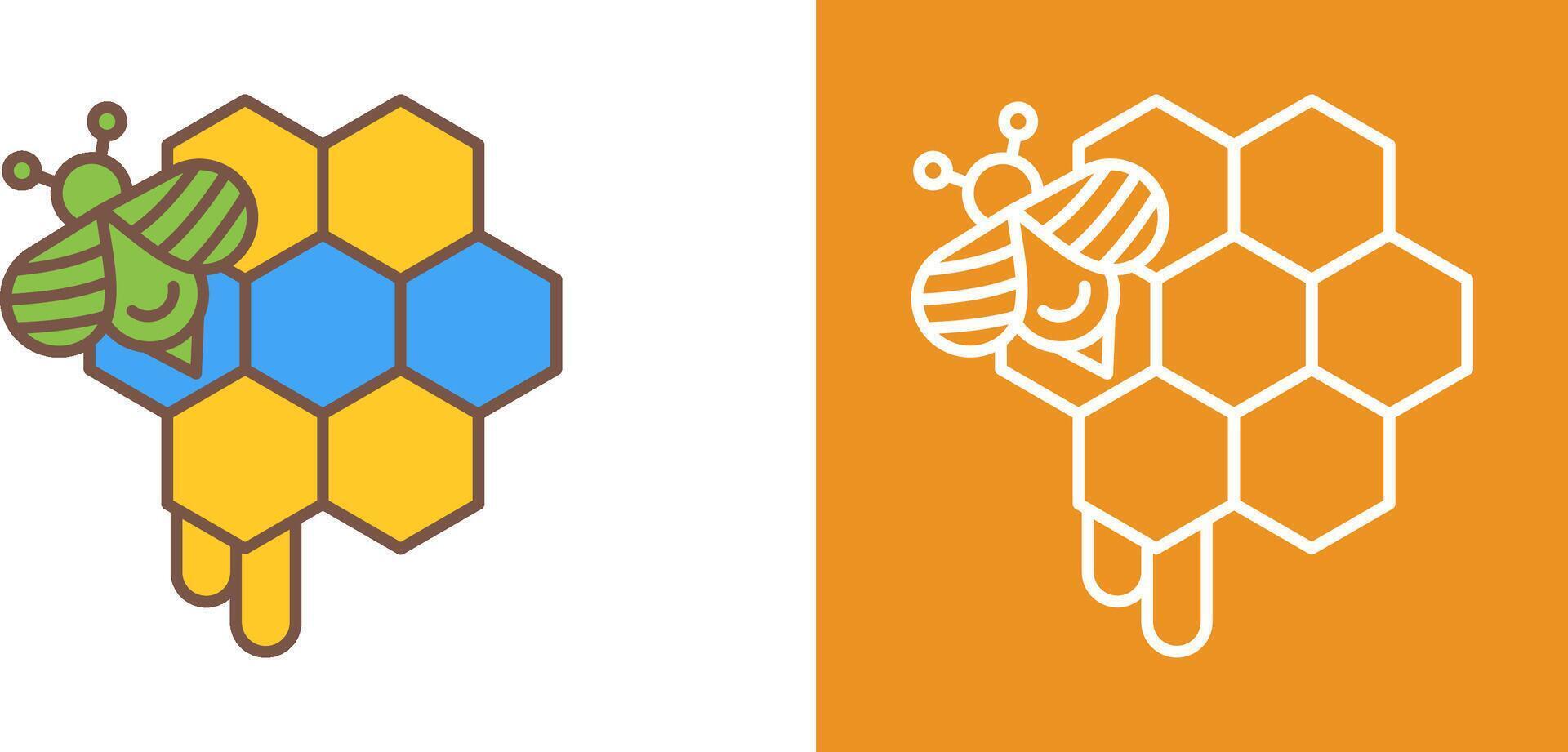 Honeycomb Icon Design vector
