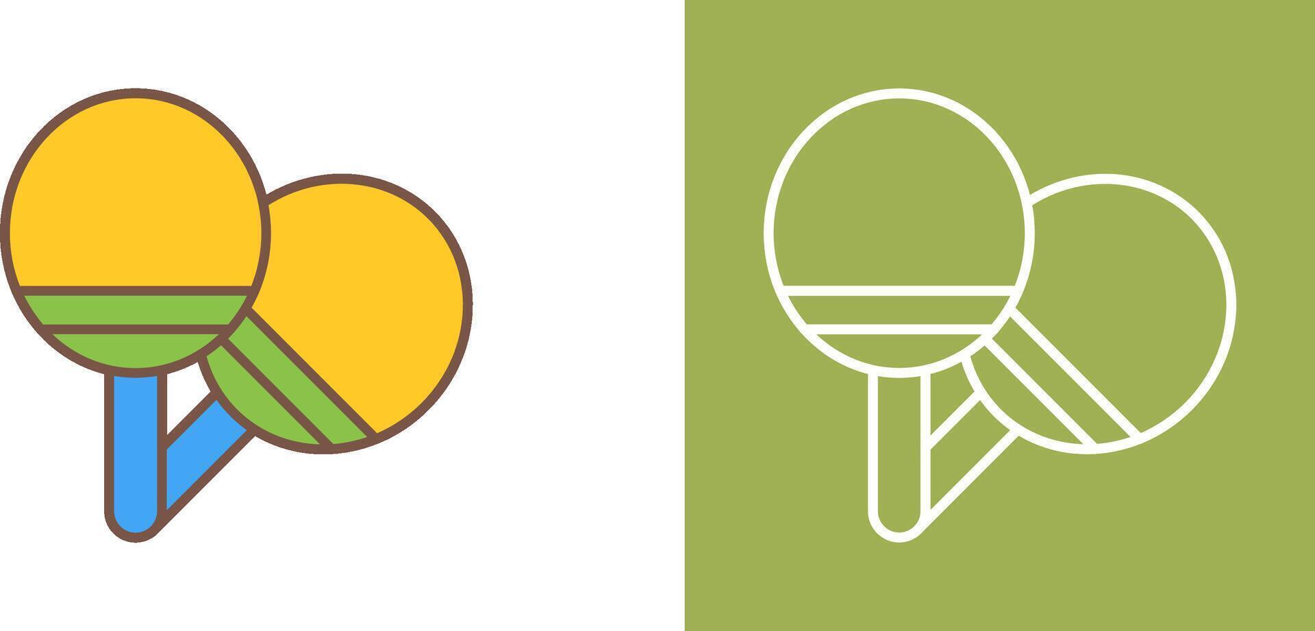 Ping Pong Icon Design vector