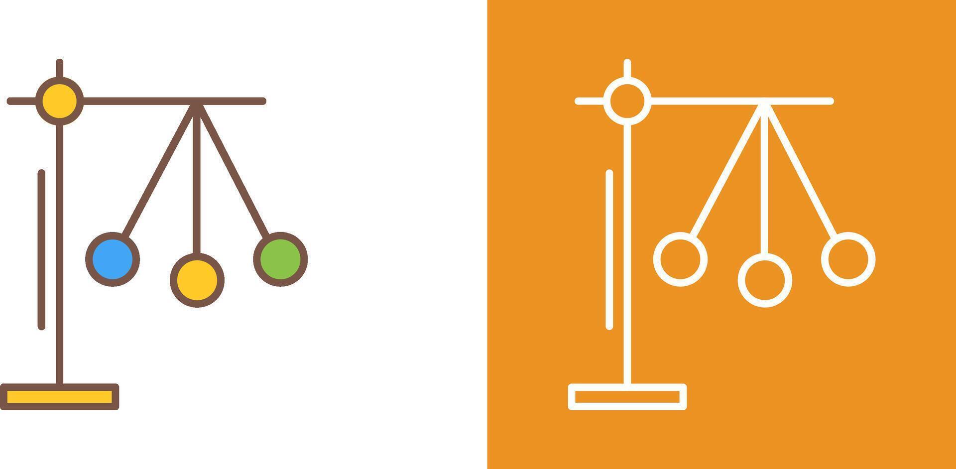 Pendulum Icon Design vector