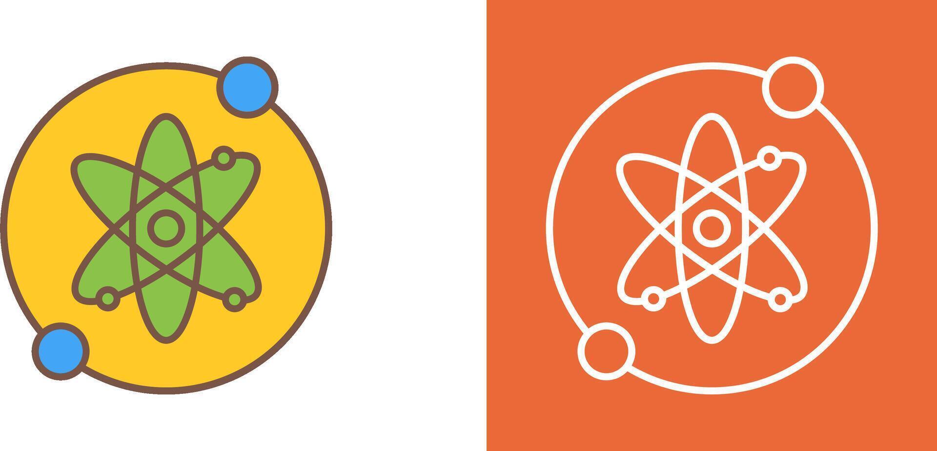 Proton Icon Design vector
