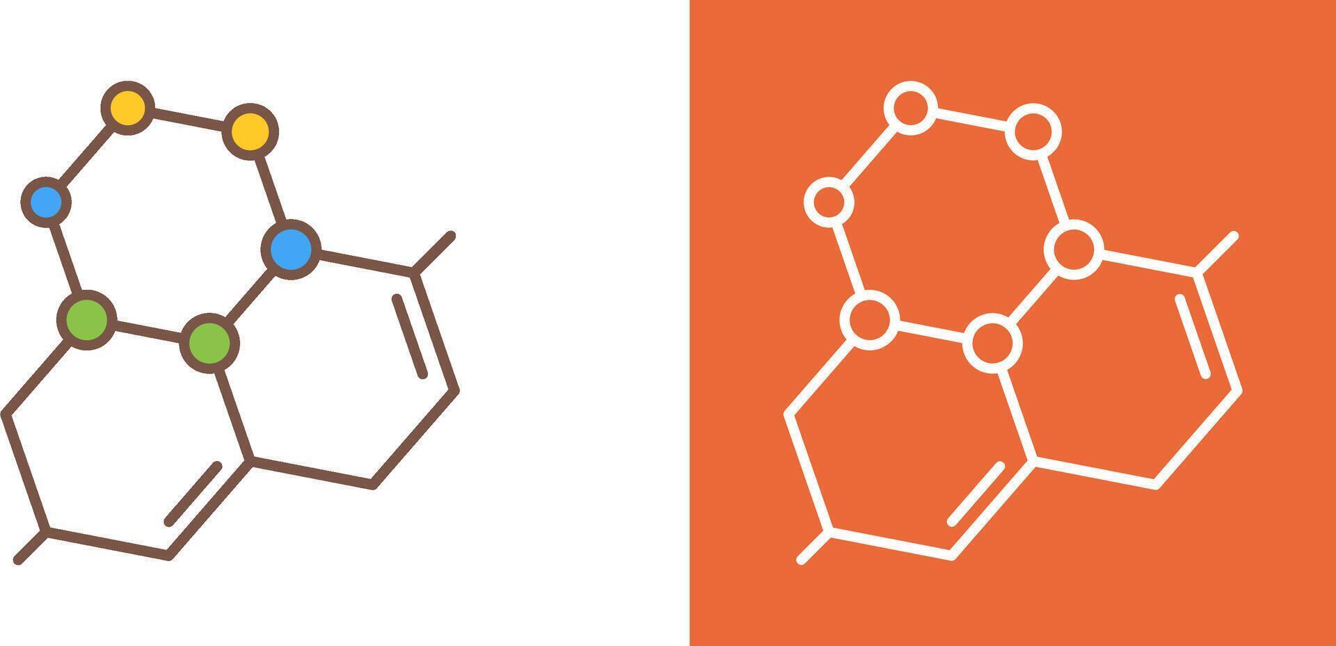 Molecule Icon Design vector