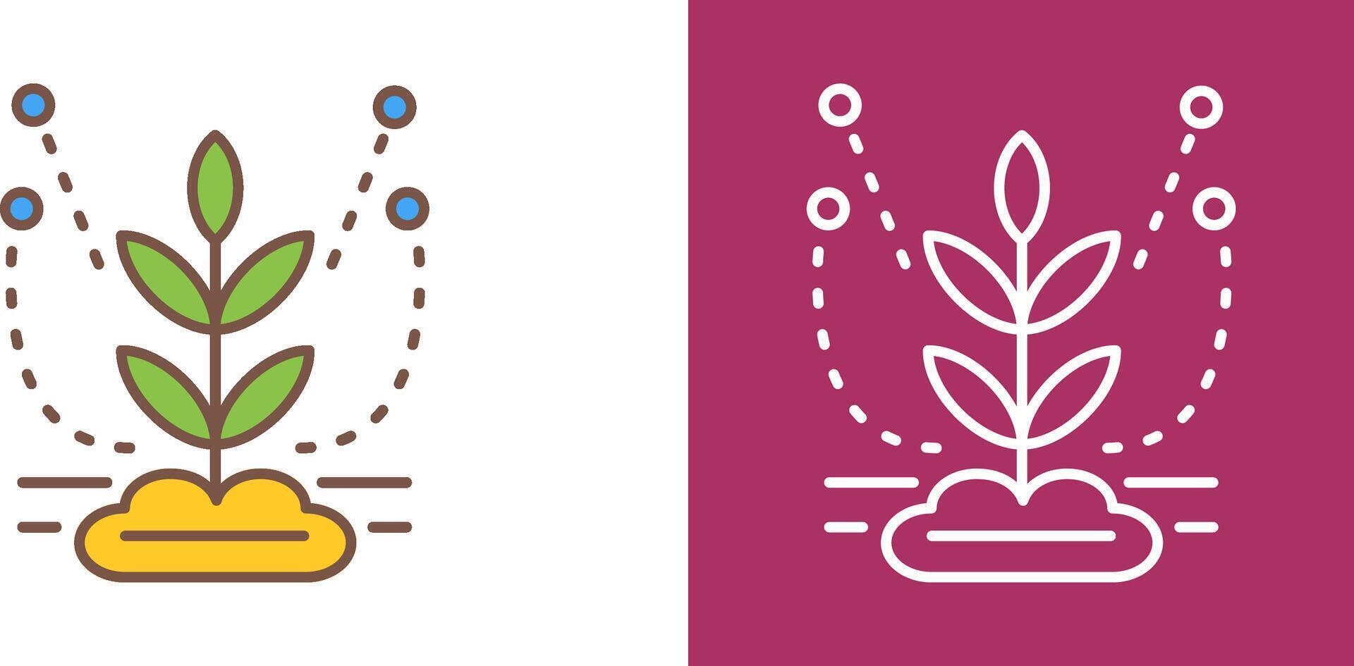 Irrigation System Icon Design vector