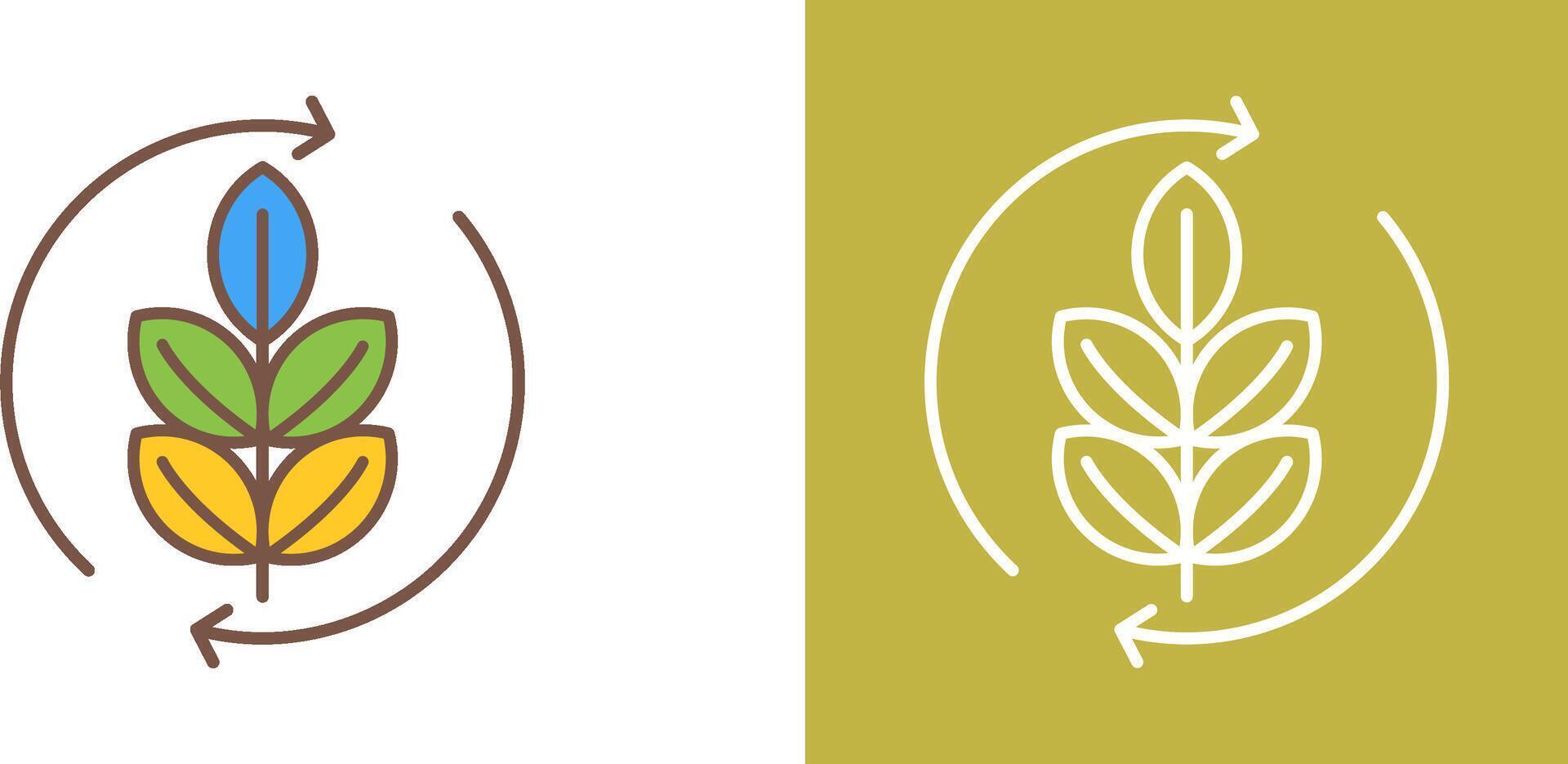 Agronomy Icon Design vector