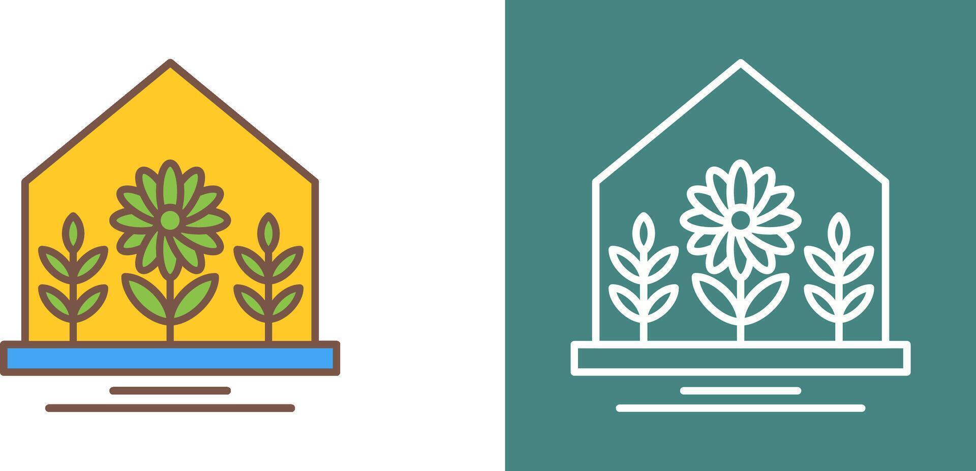 Farm House Icon Design vector