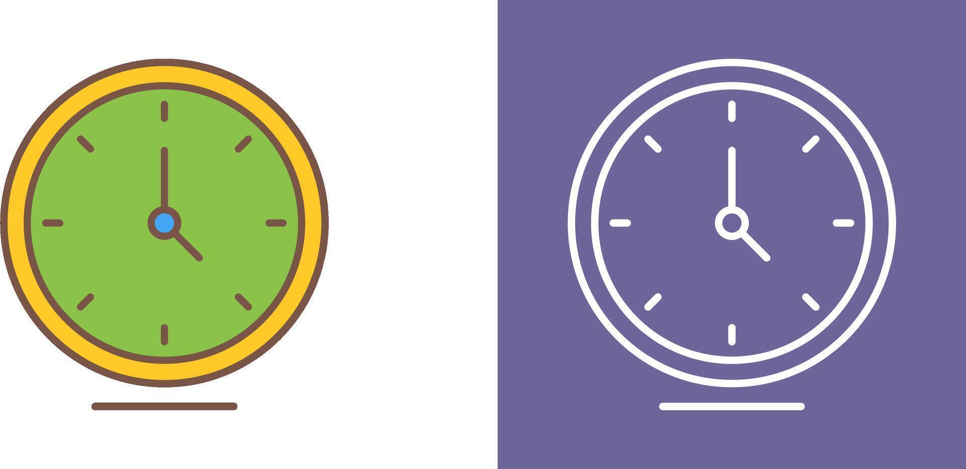 Clock Icon Design vector