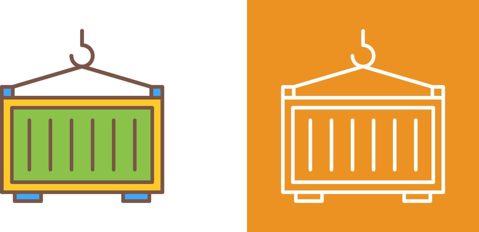 Container Icon Design vector