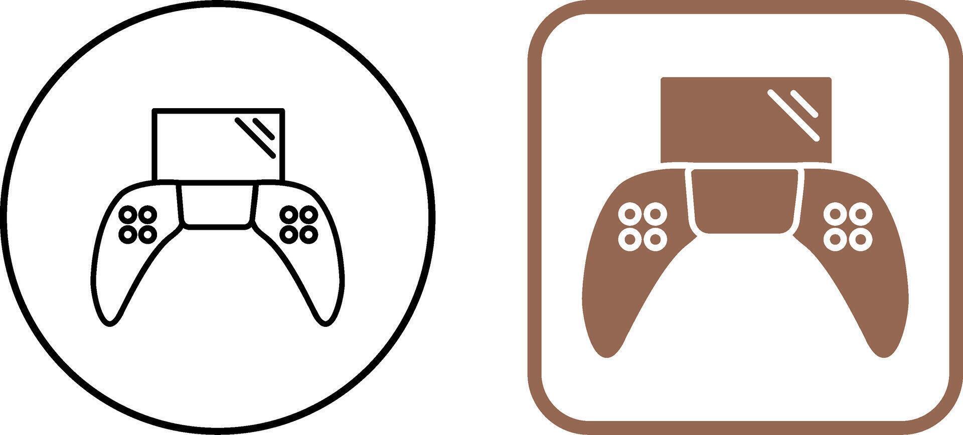Unique Play Station Icon Design vector