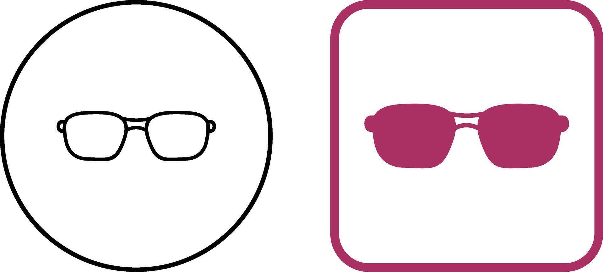 Glasses Icon Design vector