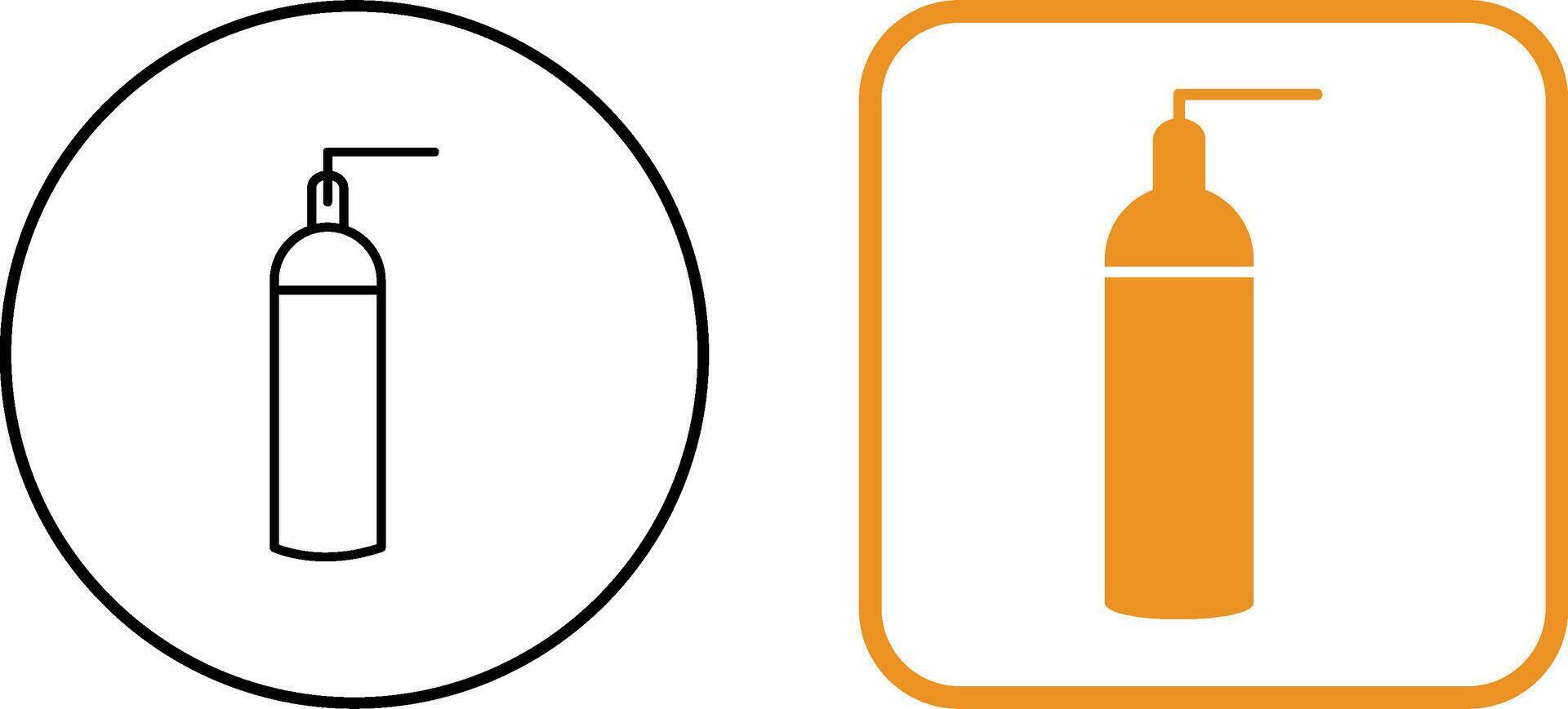 Unique Oxygen Tanks Icon Design vector