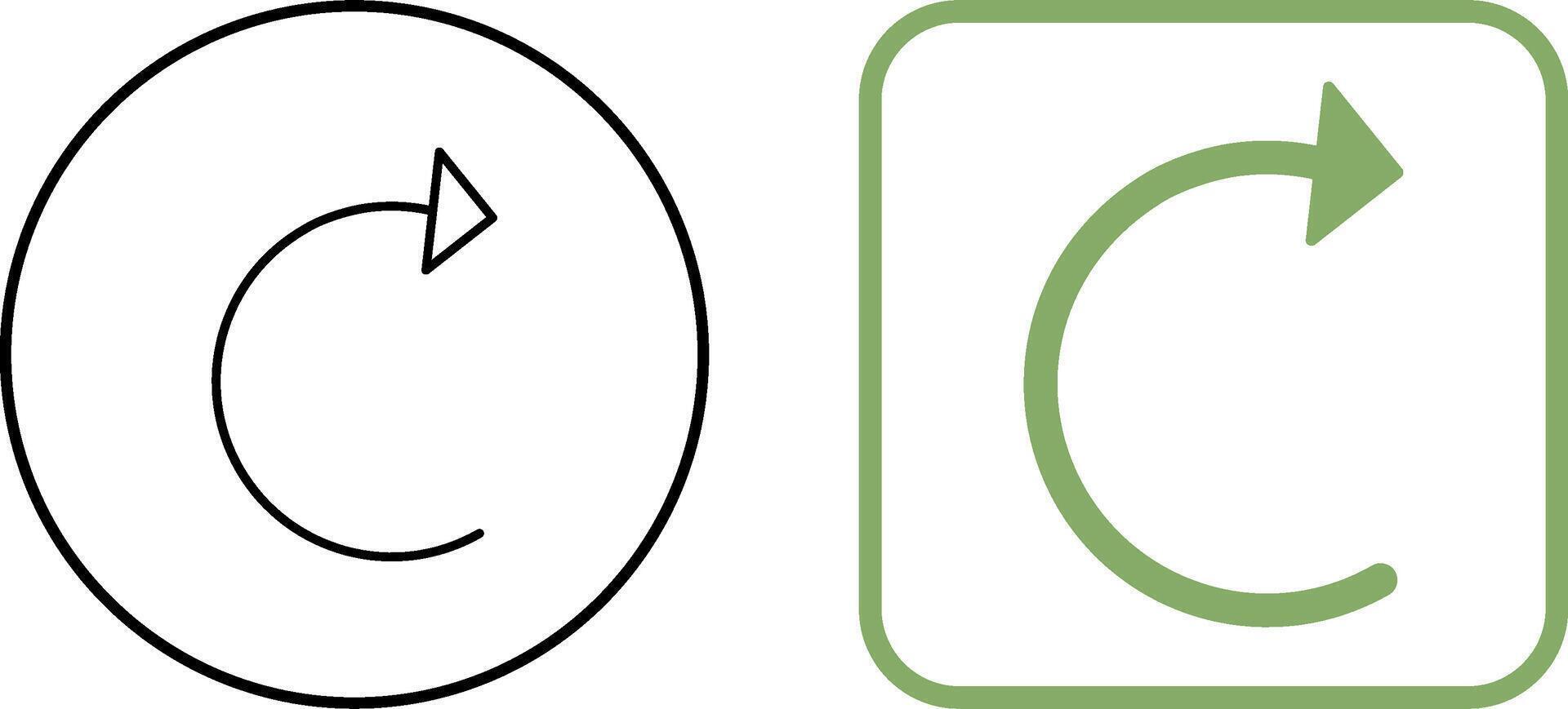 Unique Reload Icon Design vector