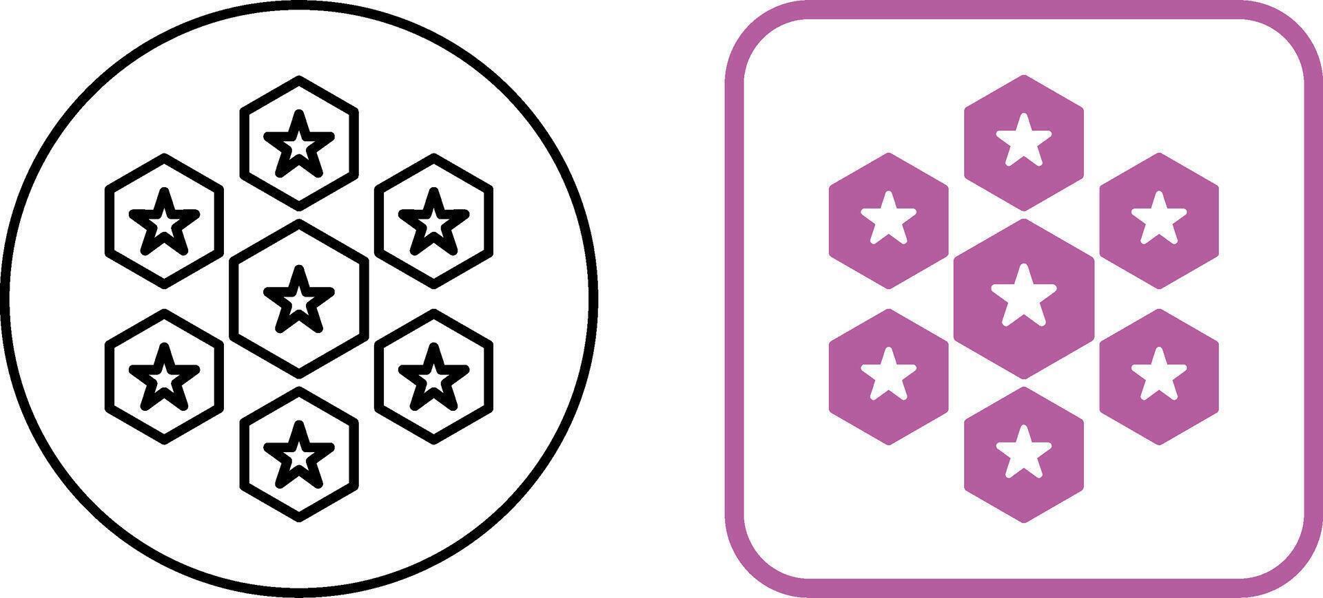 Unique Reputation Management Icon Design vector