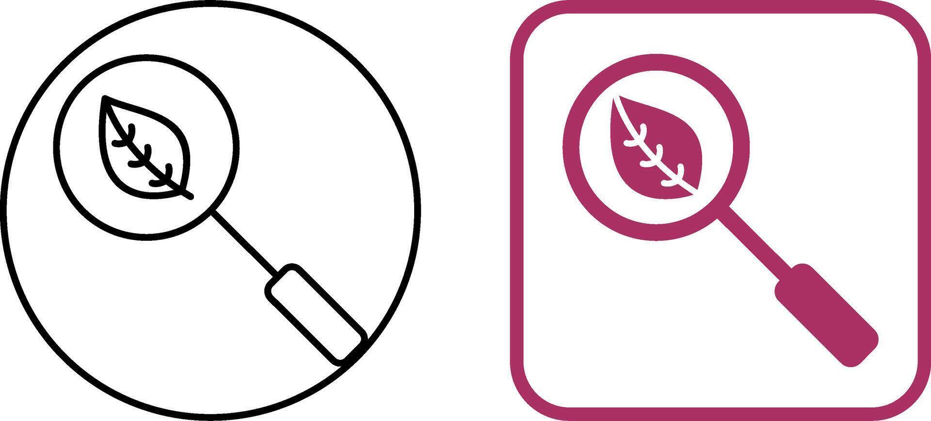 Unique Organic Search Icon Design vector