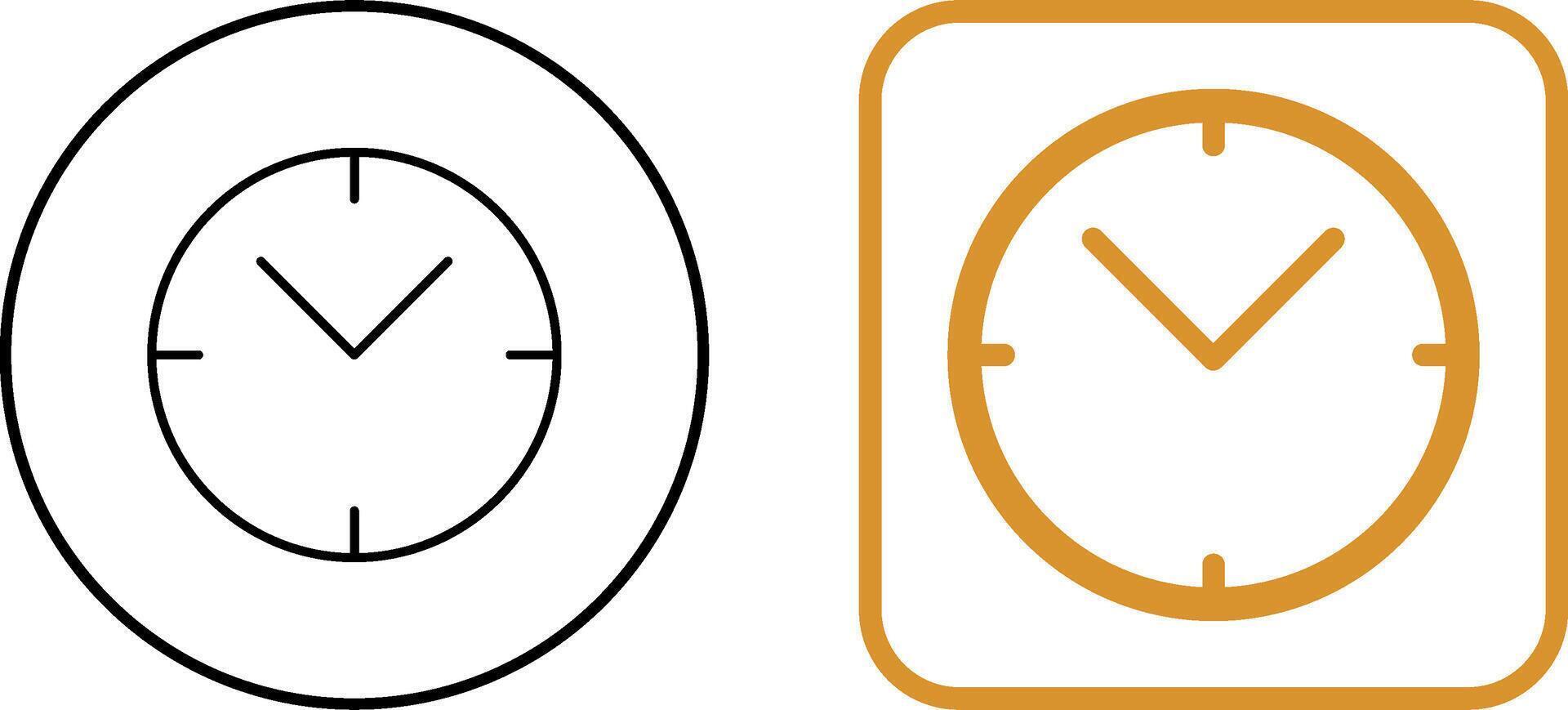 Unique Clock Icon Design vector