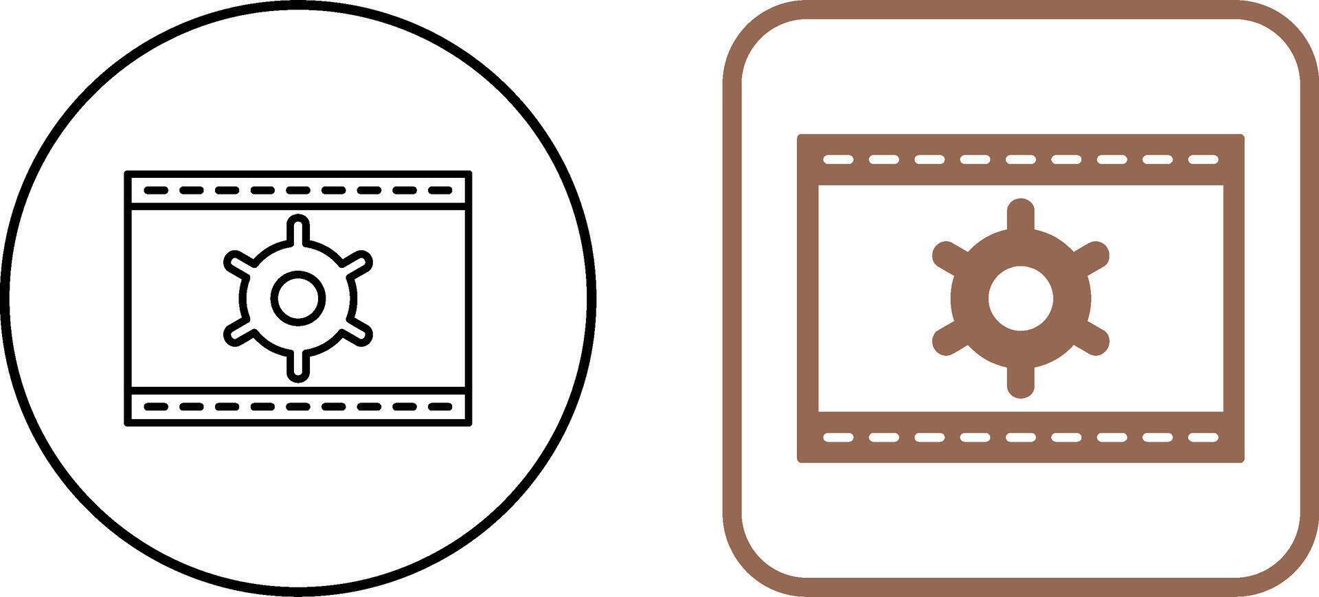 Unique Web Optimization Icon Design vector