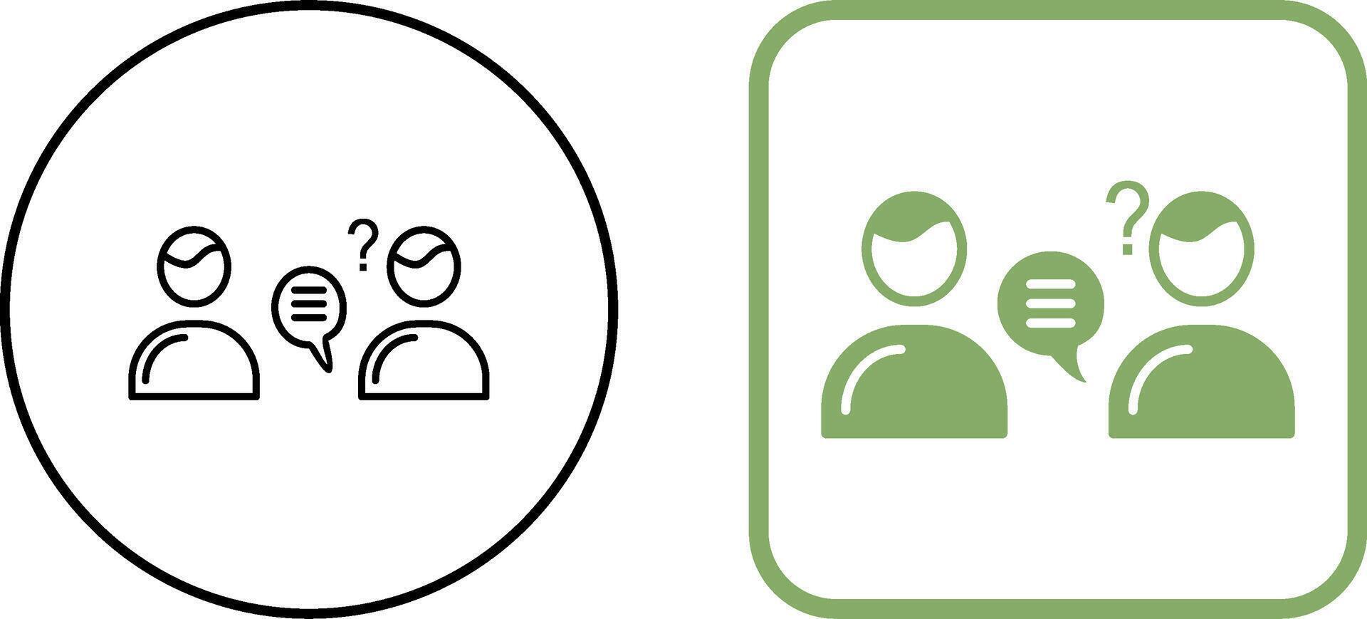 Unique Consulting Services Icon Design vector