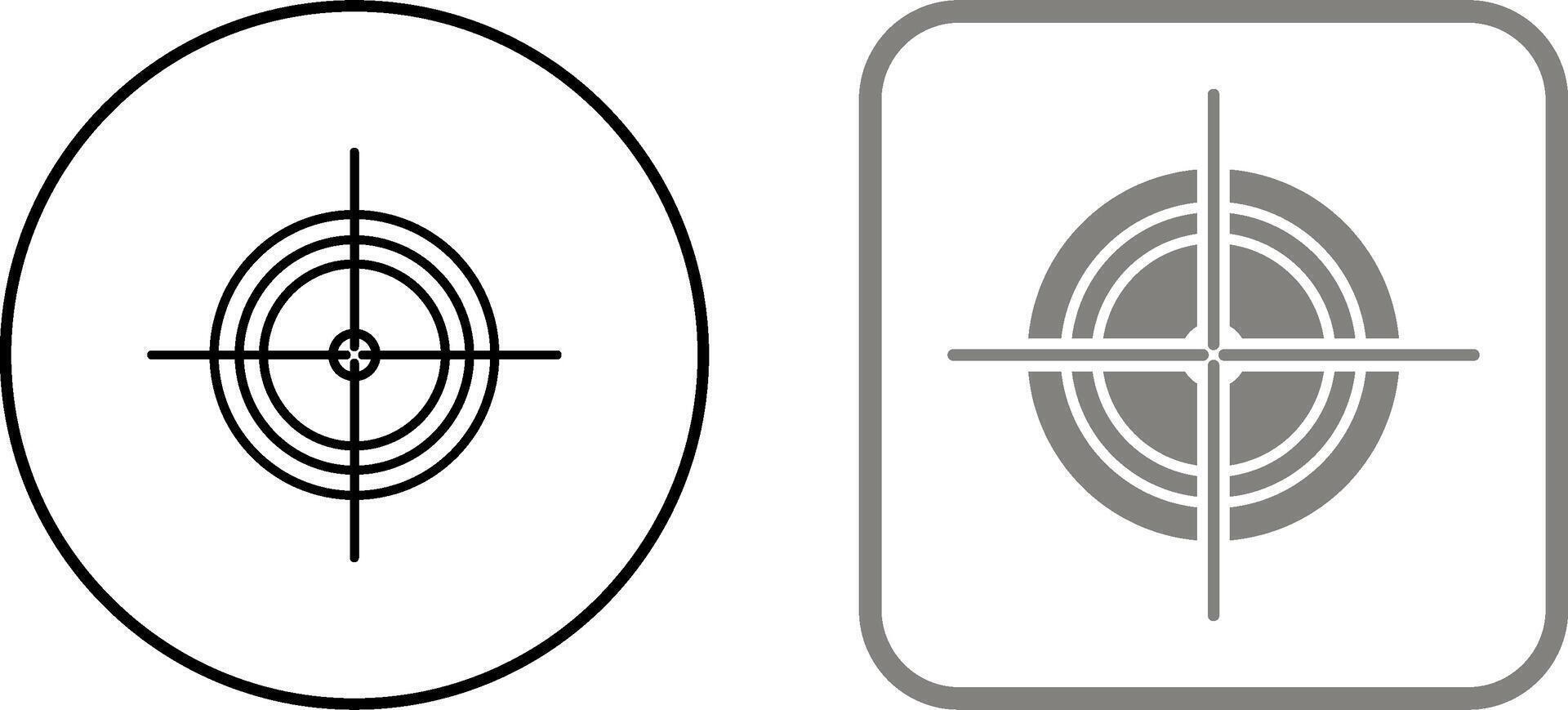 Unique Target Icon Design vector