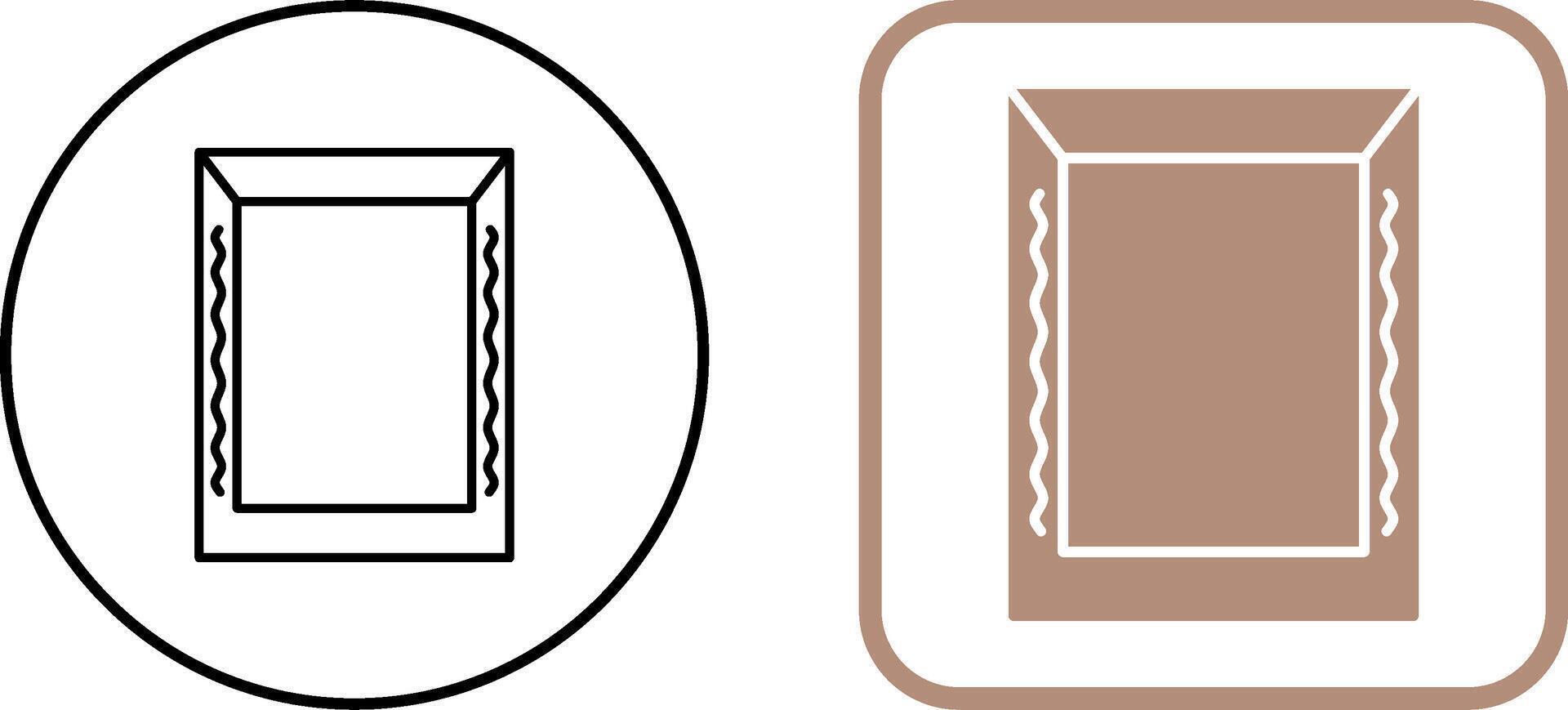 Unique Frame Icon Design vector