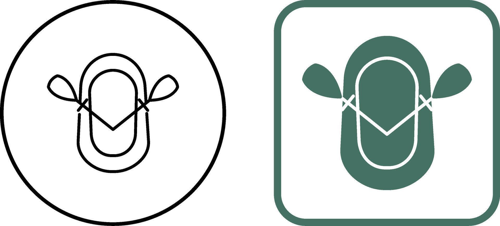 Dinghy Icon Design vector