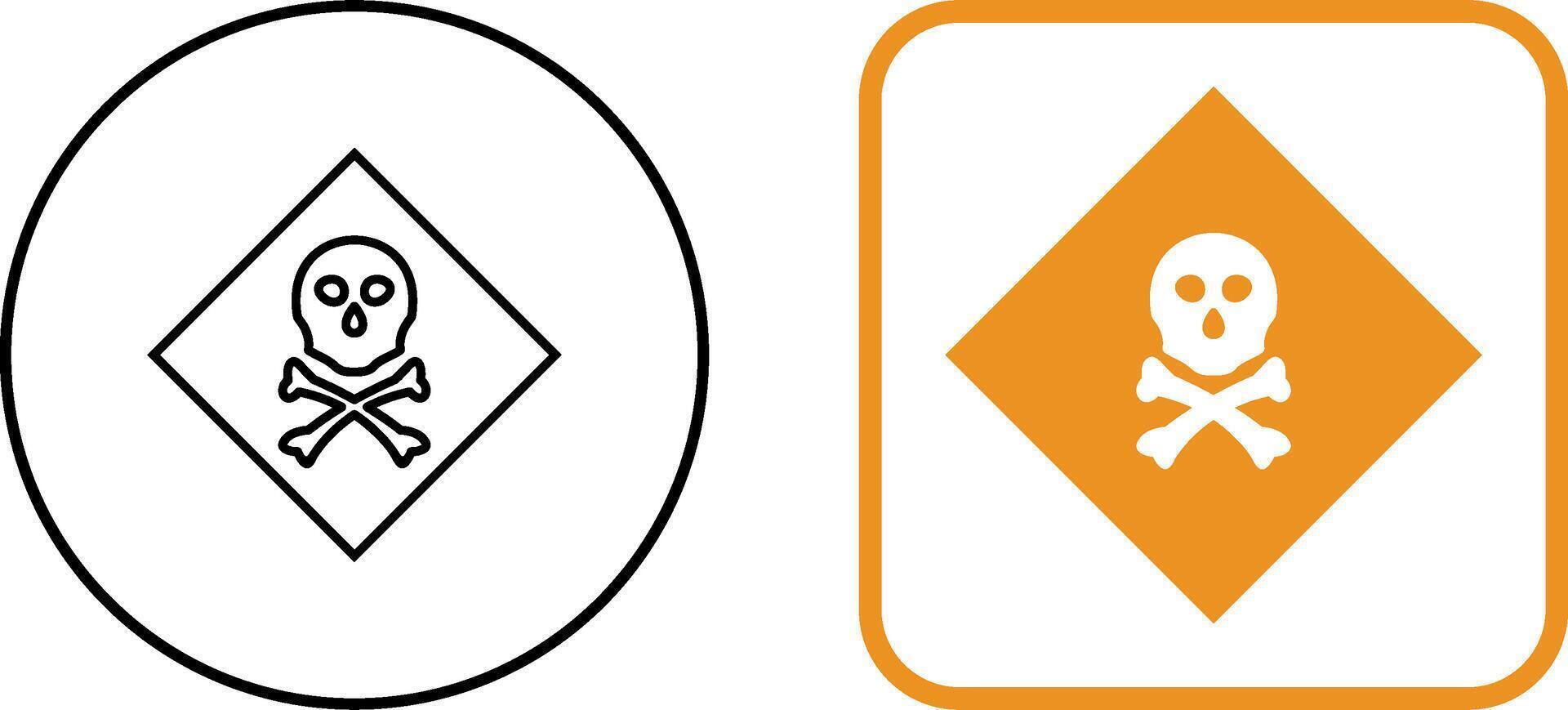Poisonous Gas Icon Design vector