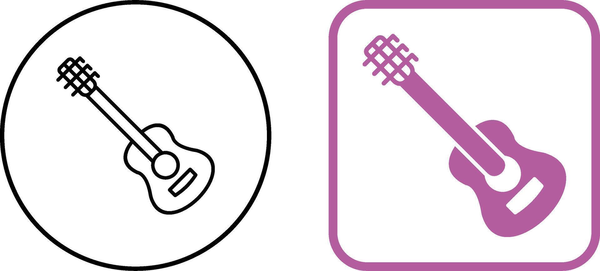 Guitar Icon Design vector