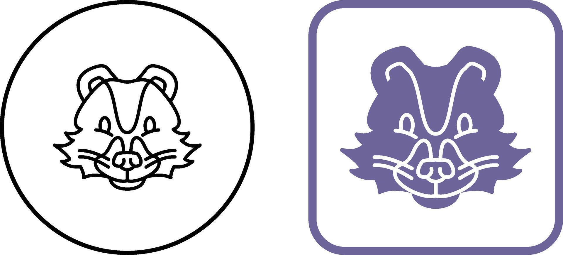Skunk Icon Design vector