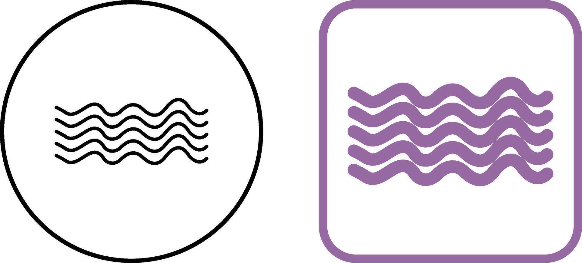 Magnetic Waves Icon Design vector
