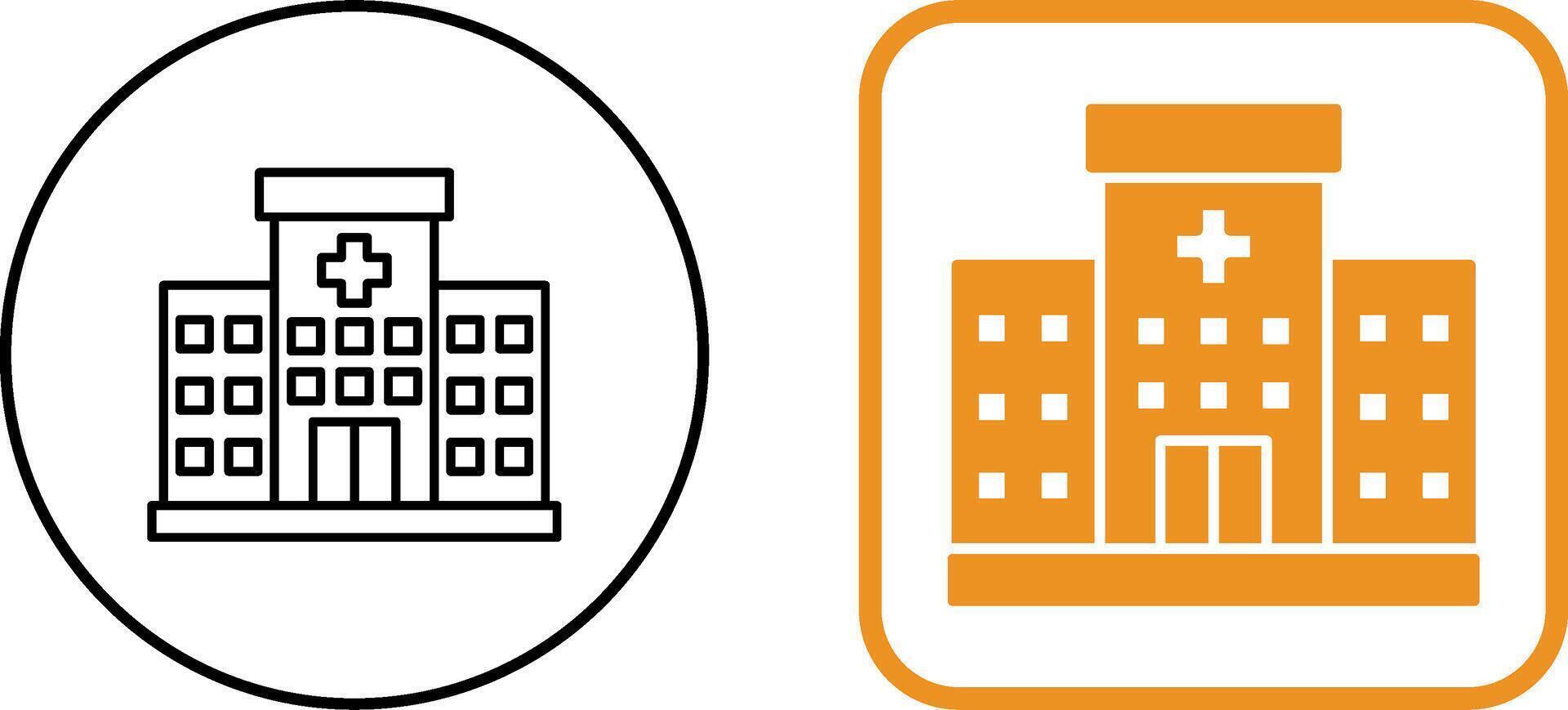 Hospital Icon Design vector