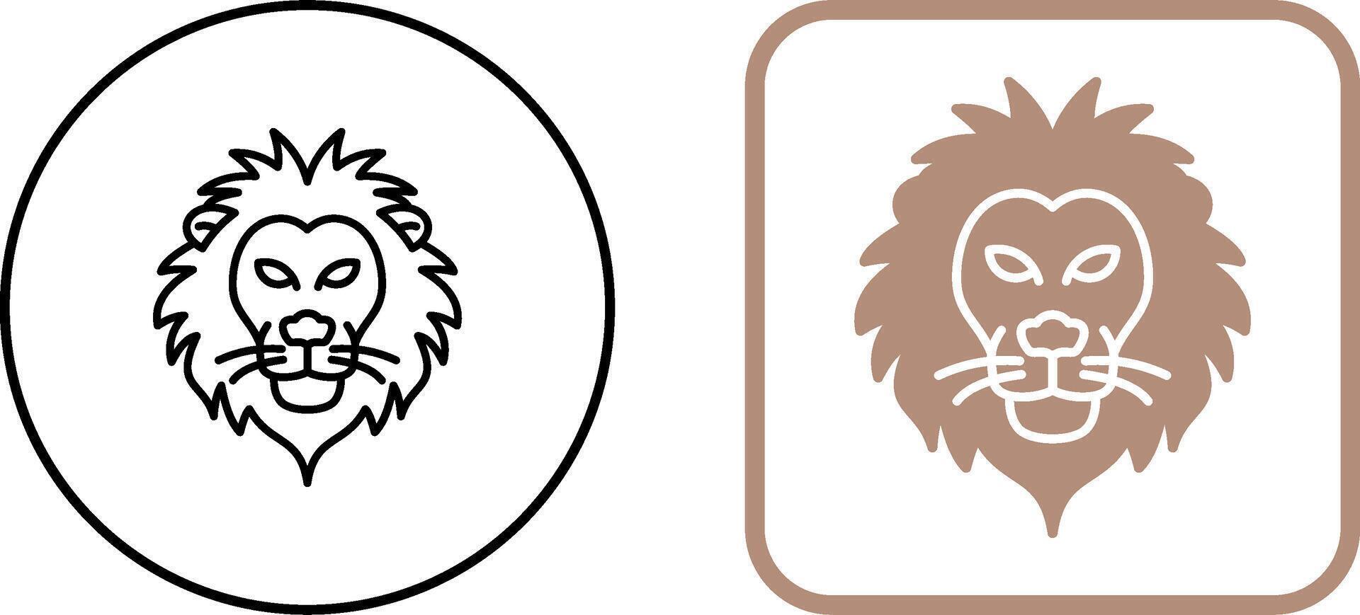 Lion Icon Design vector
