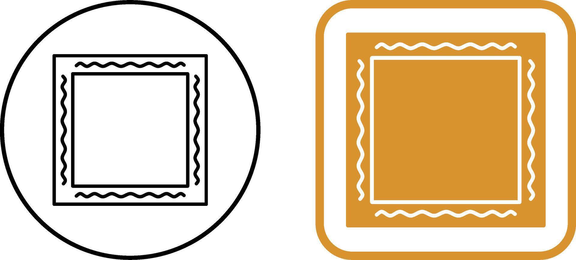 Unique Frame Icon Design vector