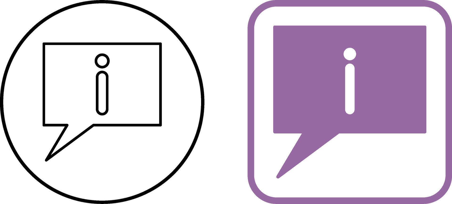 Information Icon Design vector