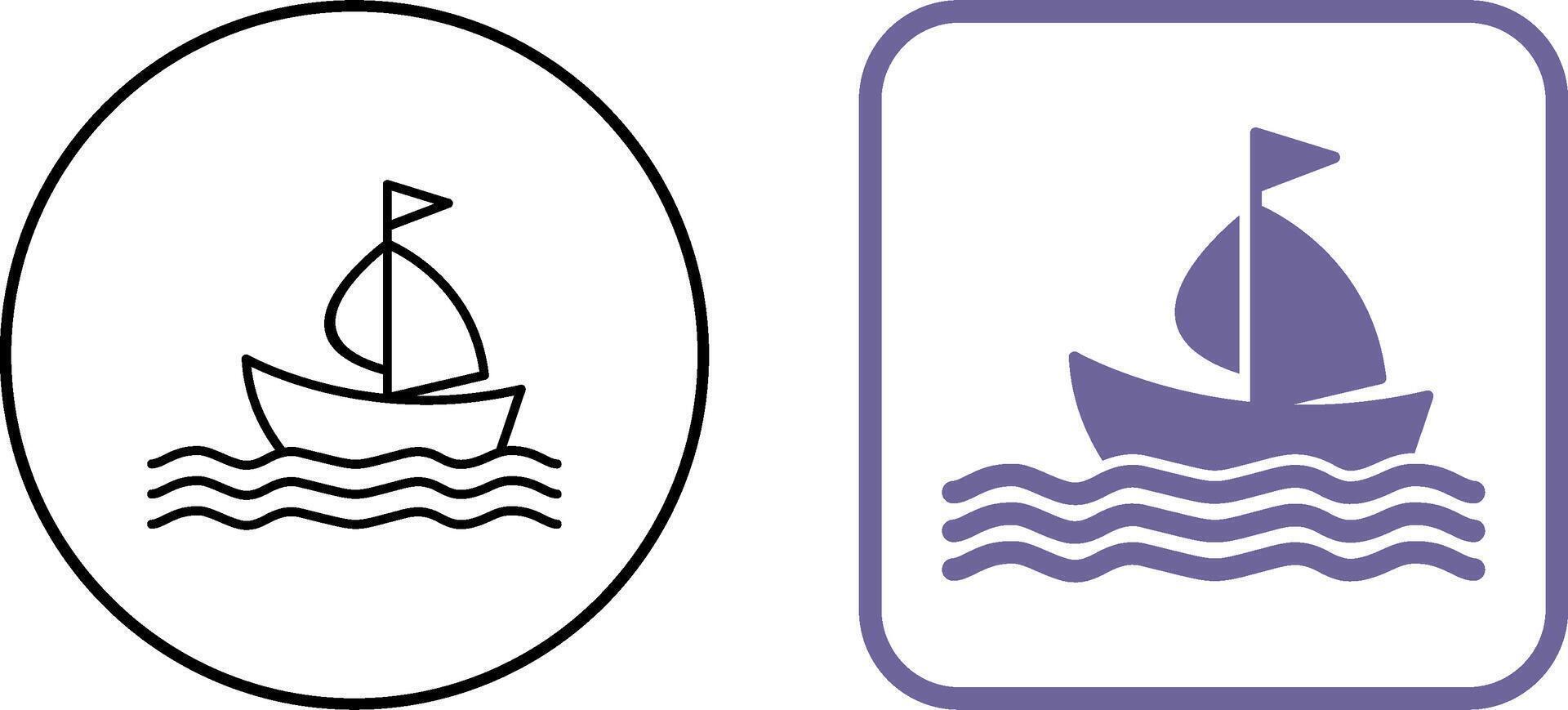 Boat Icon Design vector