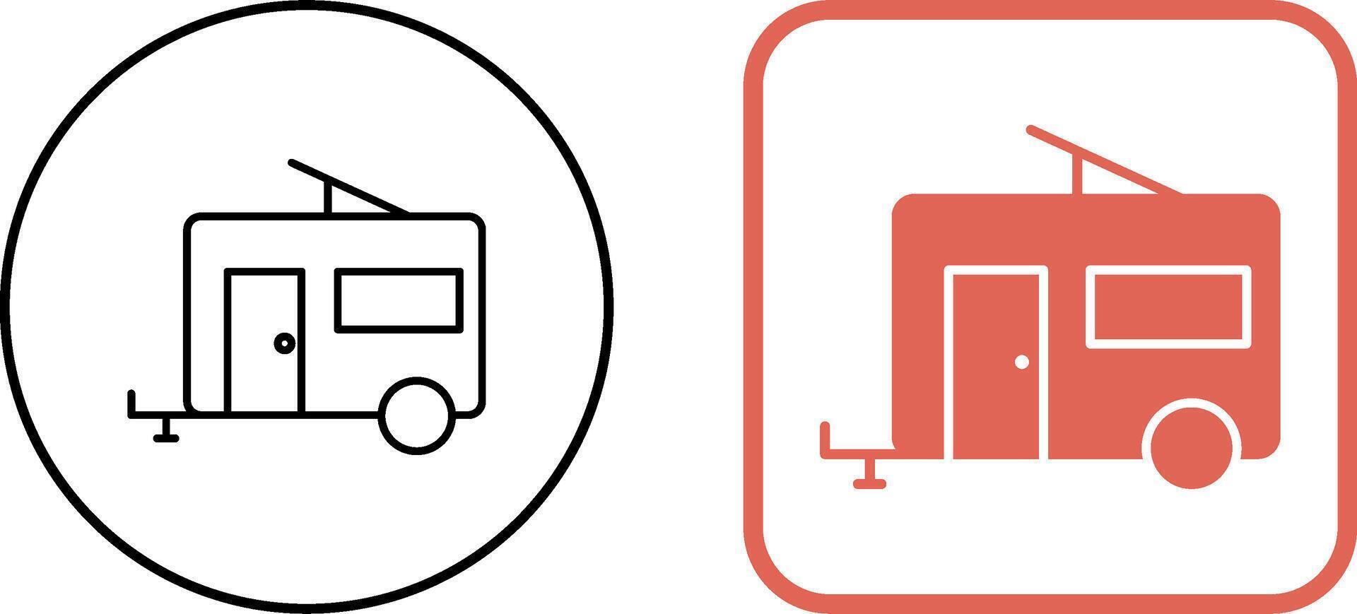 Trailer Icon Design vector