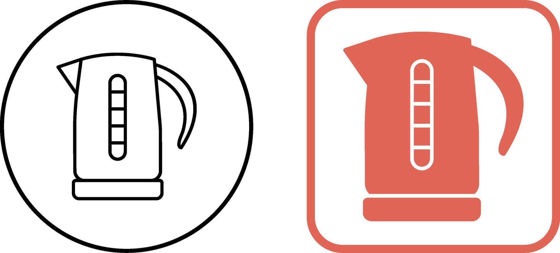 Kettle Icon Design vector