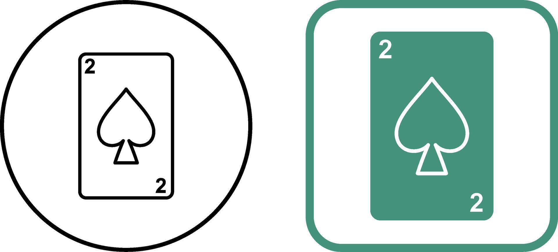 Spades Card Icon Design vector