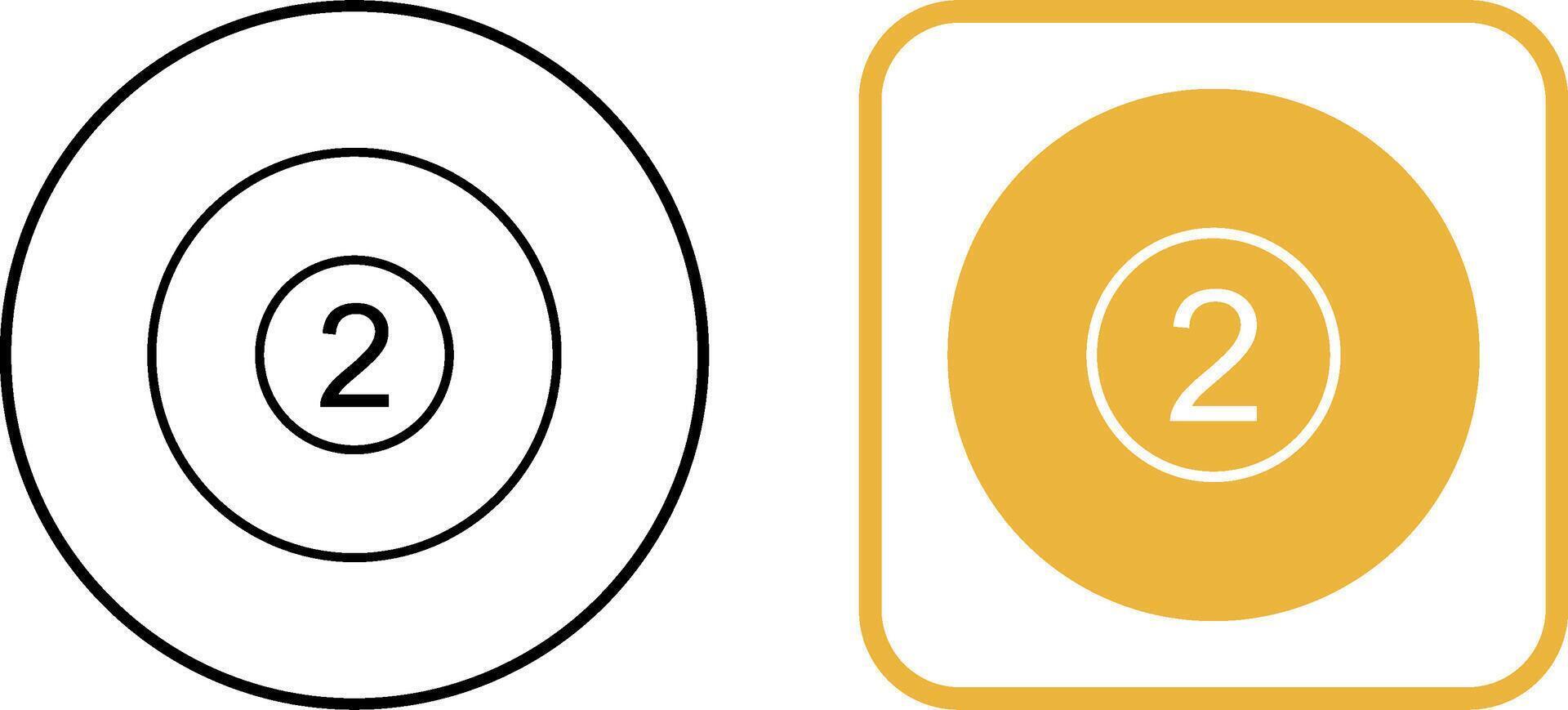 Pool Ball Icon Design vector