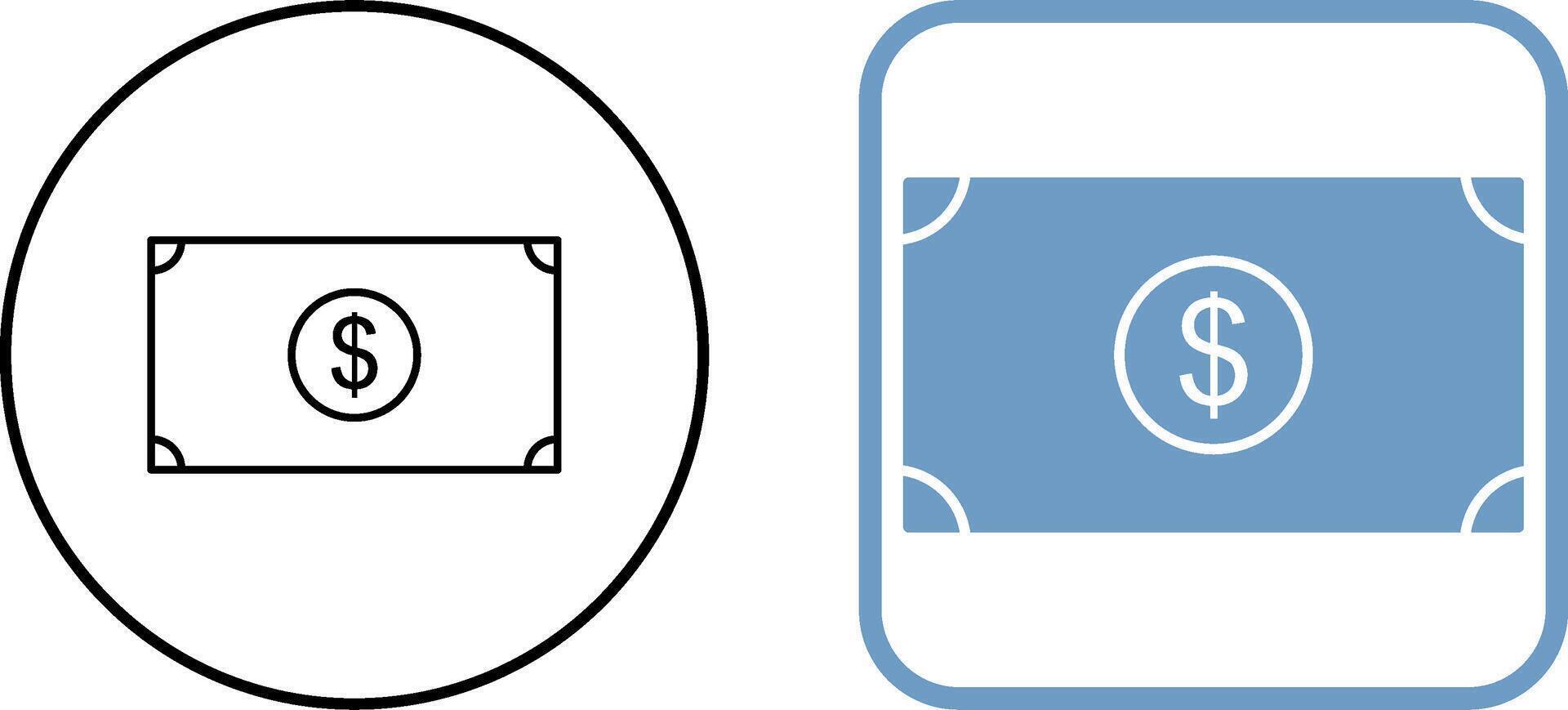 Unique Dollar Icon Design vector