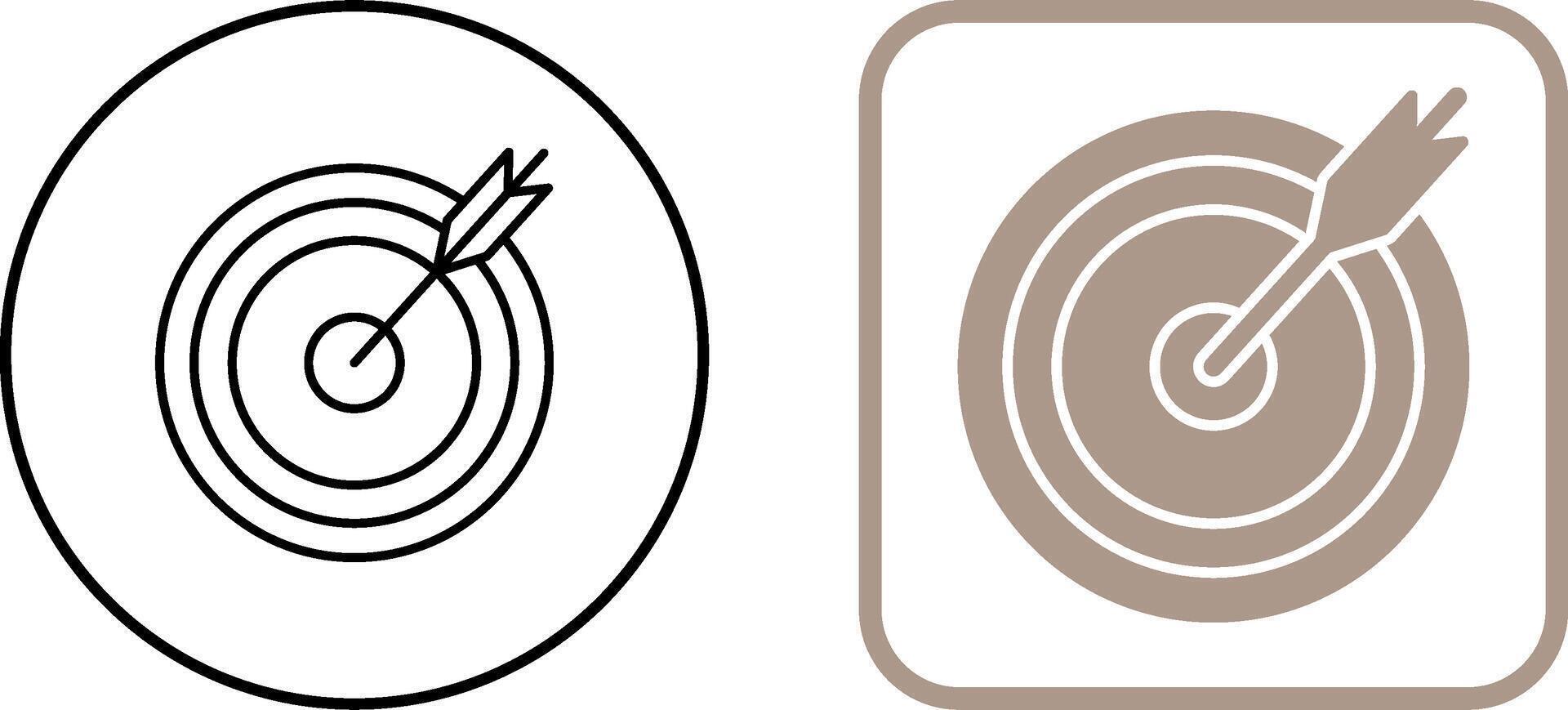 Darts Game Icon Design vector