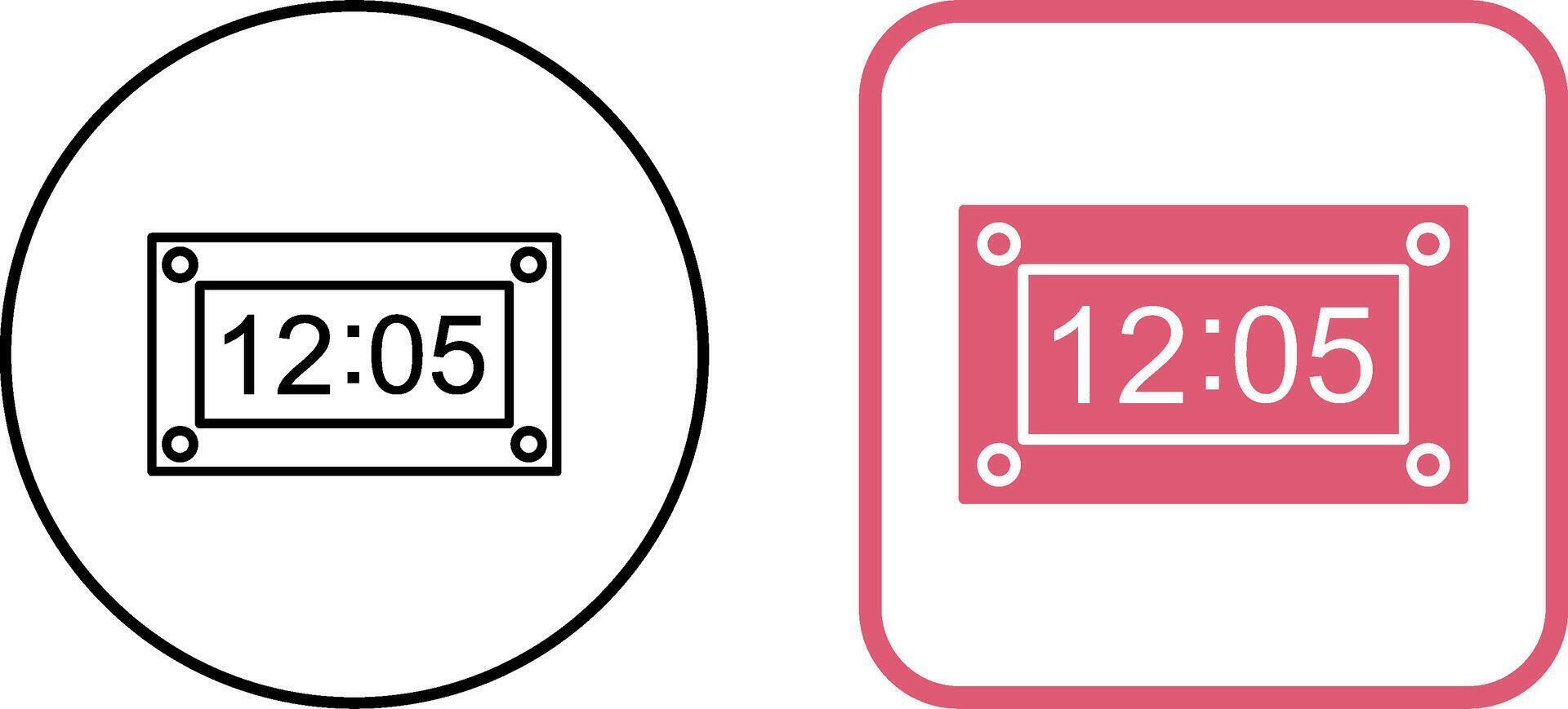 Unique Timer Icon Design vector