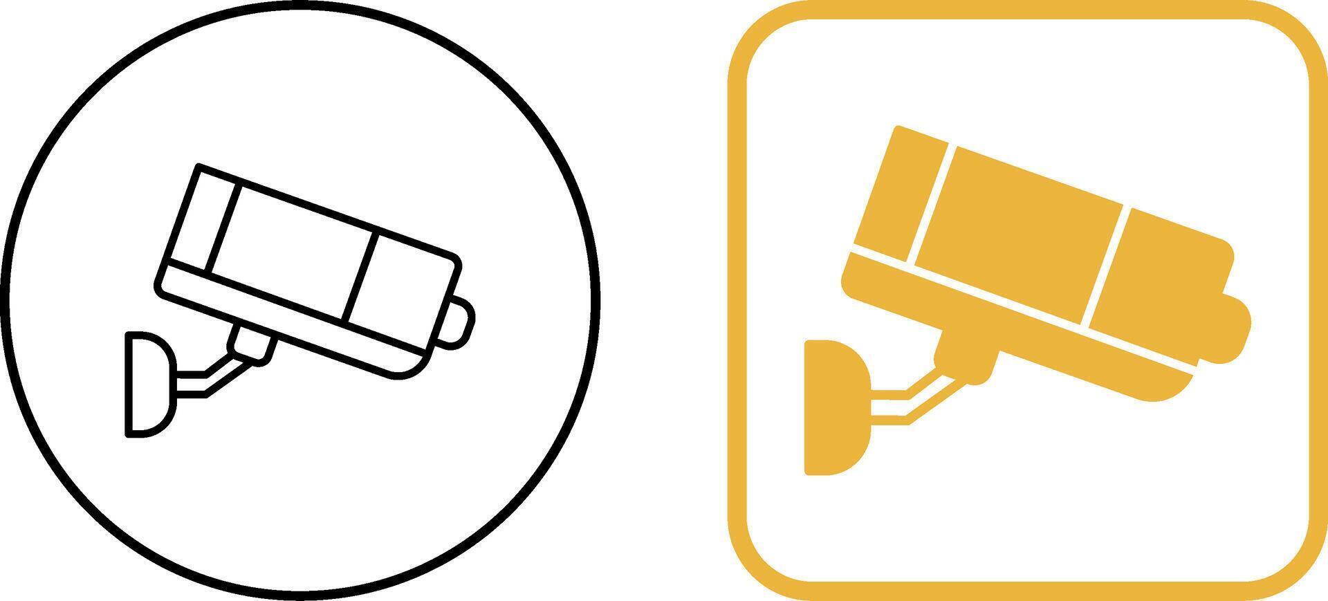 CCTV Camera Icon Design vector