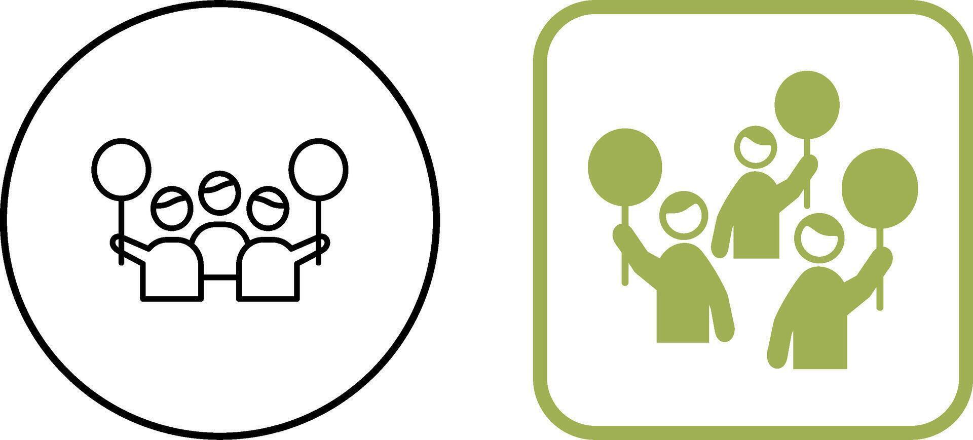Protest Icon Design vector