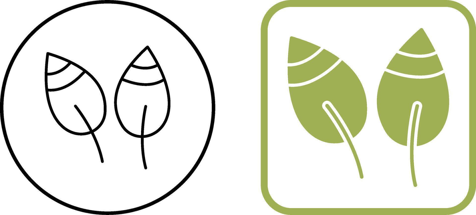 Leaves Icon Design vector