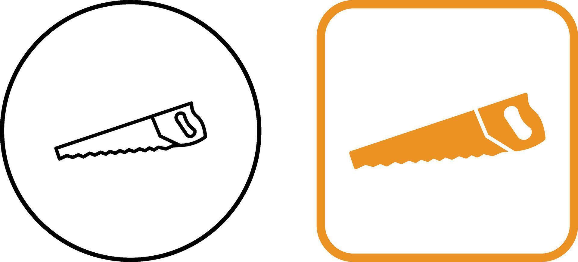 Handsaw Icon Design vector